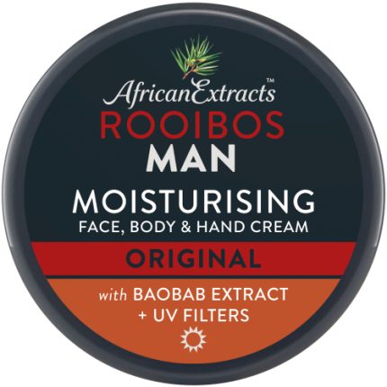 African Extracts Rooibos MAN Moisturising Original Face, Body & Hand Cream - 125ml