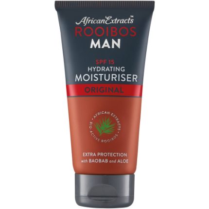 African Extracts Rooibos MAN Original SPF15 Hydrating  Moisturiser with Baobab and Aloe - 75ml