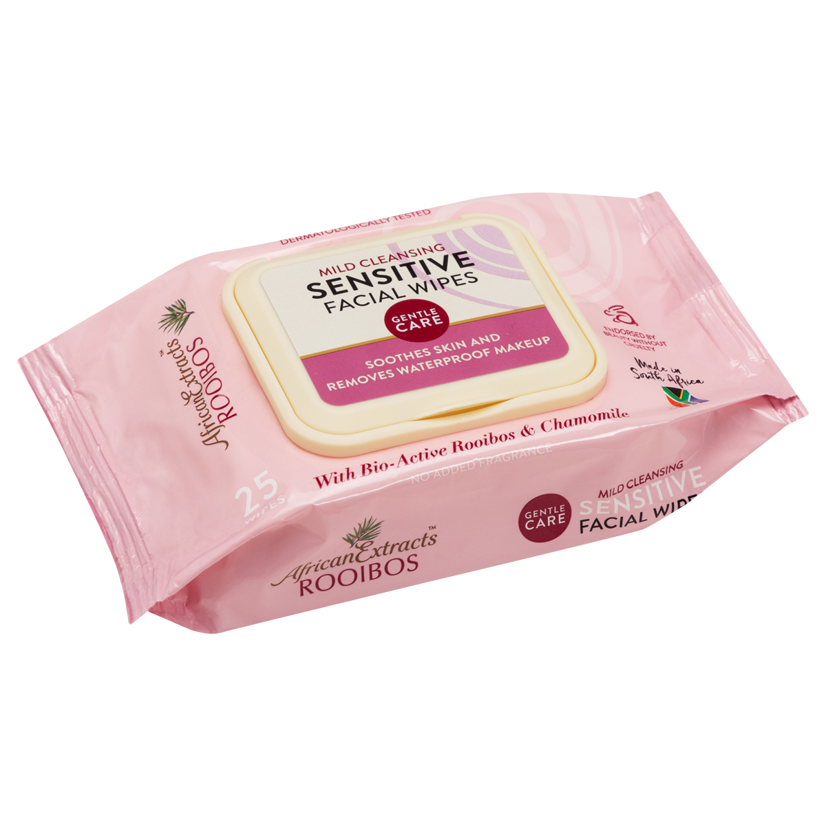 african-extracts-rooibos-mild-cleansing-sensitive-facial-wipes-25.jpg African Extracts Rooibos Mild Cleansing Sensitive Facial Wipes - 25 - Image 1