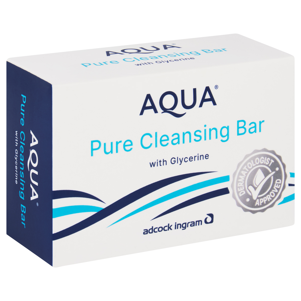 aqua-pure-cleansing-bar-with-glycerine-120g.jpg Aqua Pure Cleansing Bar with Glycerine - 120g - Image 1