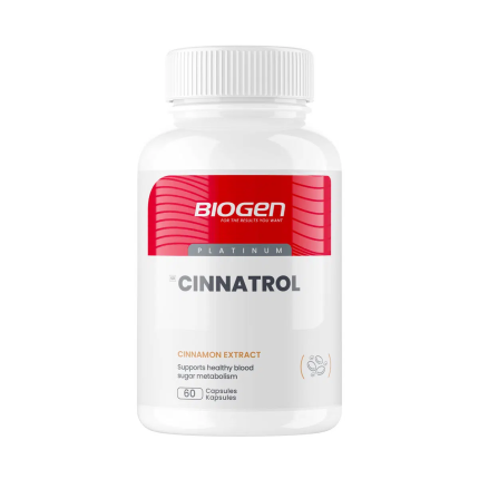 BIOGEN Cinnatrol Cinnamon Extract Capsules - 60