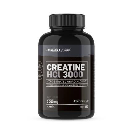 BIOGEN Edge Creatine HCl 3000 Concetrated Hydrochloride Tablets  - 120