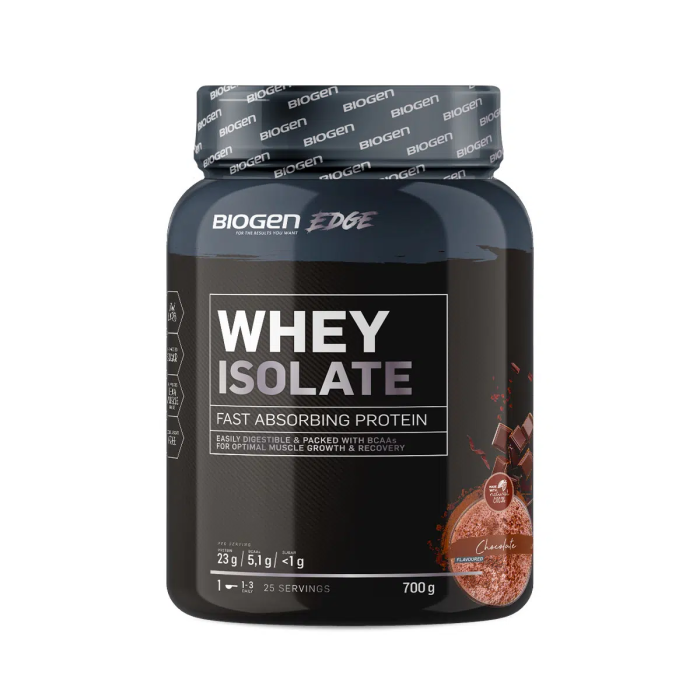 BIOGEN Edge Whey Isolate Fast Absorbing Protein Powder Chocolate ...
