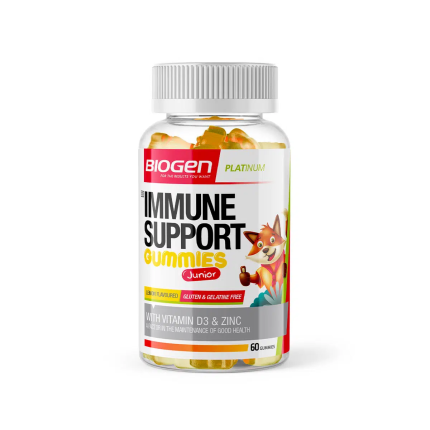 BIOGEN Immune Support  Gluten & Gelatine Free Junior Gummies - 60