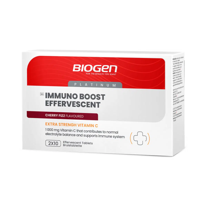 BIOGEN Immuno Boost Effervescent Extra Strength Vitamin C Tablets - 20 ...
