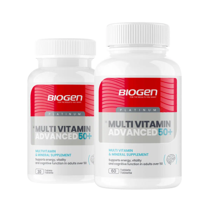 BIOGEN Multi Vitamin Advanced 50+ Multi Vitamin & Mineral Supplement Tablets - 90