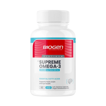 BIOGEN Supreme Omega 3 Soft Gelatine Capsules - 70
