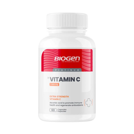 BIOGEN Vitamin C Extra Strength Vitamin C Capsules - 60