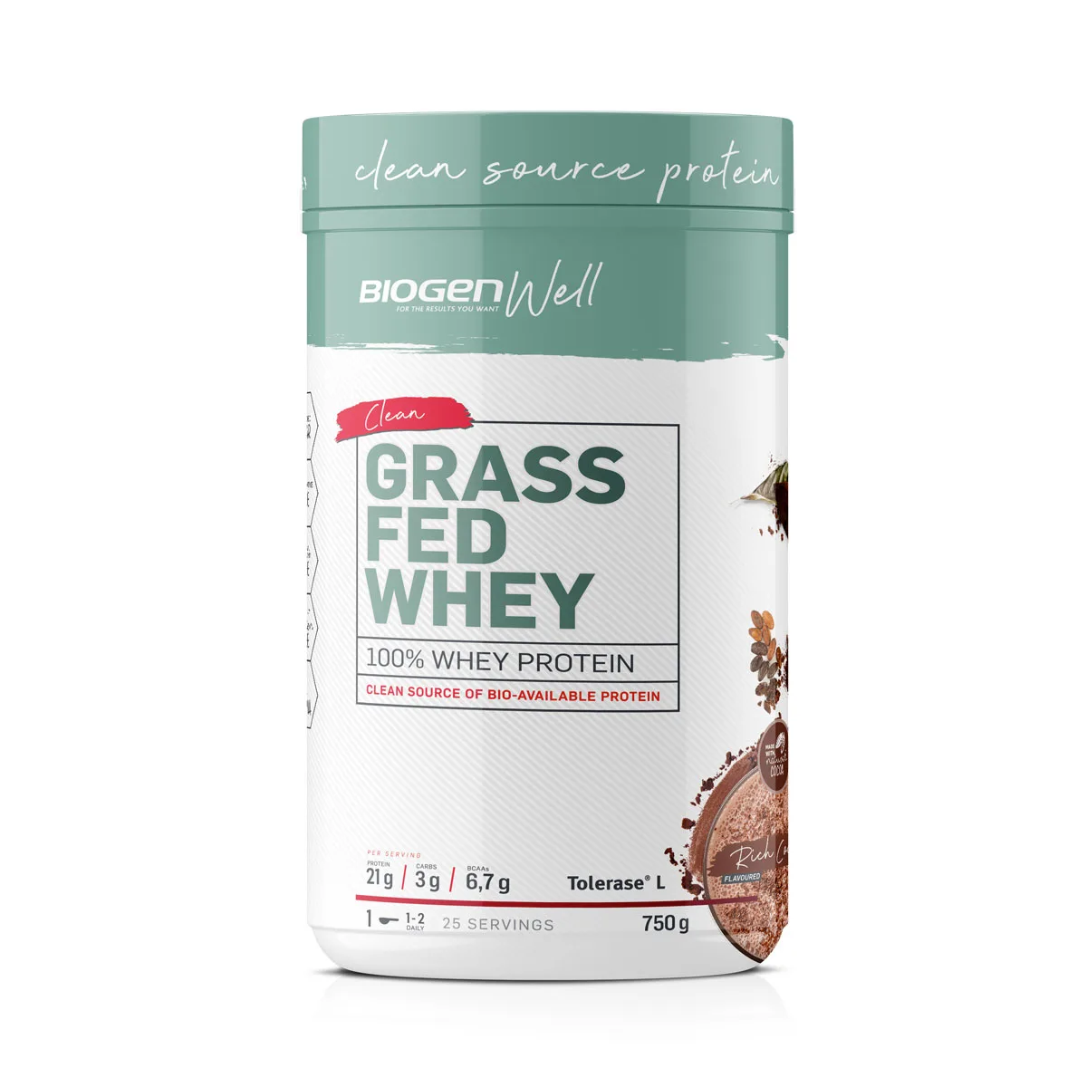 biogen-well-grass-fed-whey-100-whey-protein-powder-cocoa-flavour-750g.png BIOGEN Well Grass Fed Whey 100% Whey Protein Powder Cocoa Flavour - 750g - Image 1