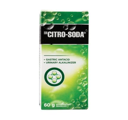 Citro-Soda Gastric AntAcid and Urinary Alkalinizer Effervescent Granules Regular - 60g