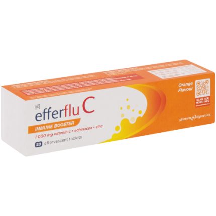 Efferflu C Immune Booster Effervescent Tablets Orange Flavour - 20