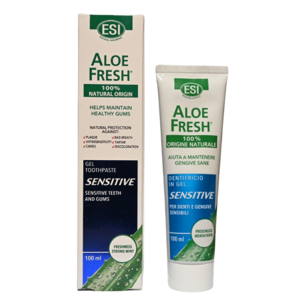 ESI Aloe Fresh Toothpaste Gel Sensitive Teeth and Gums - 100ml