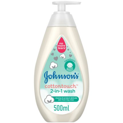 Johnson's Cotton Touch 2-in-1 Wash - 500ml