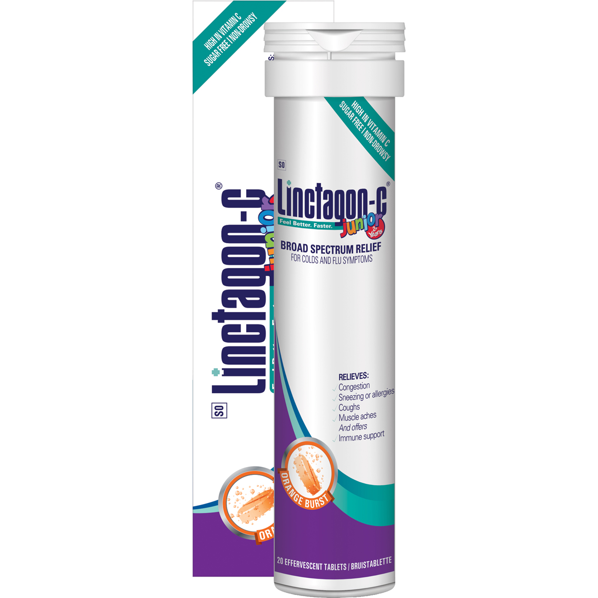 linctagon-c-junior-effervescent-tablets-20.jpg Linctagon-C Junior Effervescent Tablets - 20 - Image 1