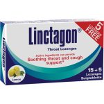 Linctagon Throat Lozenges Lemon Flavour - 15
