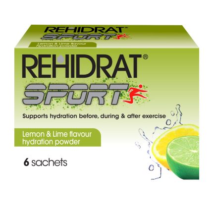 Rehidrat Sport Hydration Powder 6 x 14g Sachets  Lemon & Lime Flavour