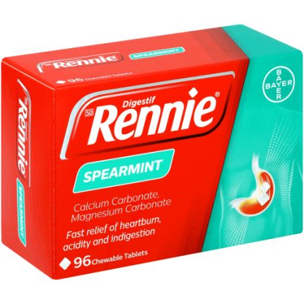 Rennie Antacid Fast Heartburn Relief  Chewable Tablets - 96