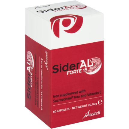 SiderAL Forte 15 Iron Supplement Capsules - 60