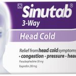 Sinutab 3-Way Head Cold Relief Tablets - 20