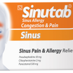 Sinutab Sinus Allergy Congestiom & Pain Sinus Tablets - 20