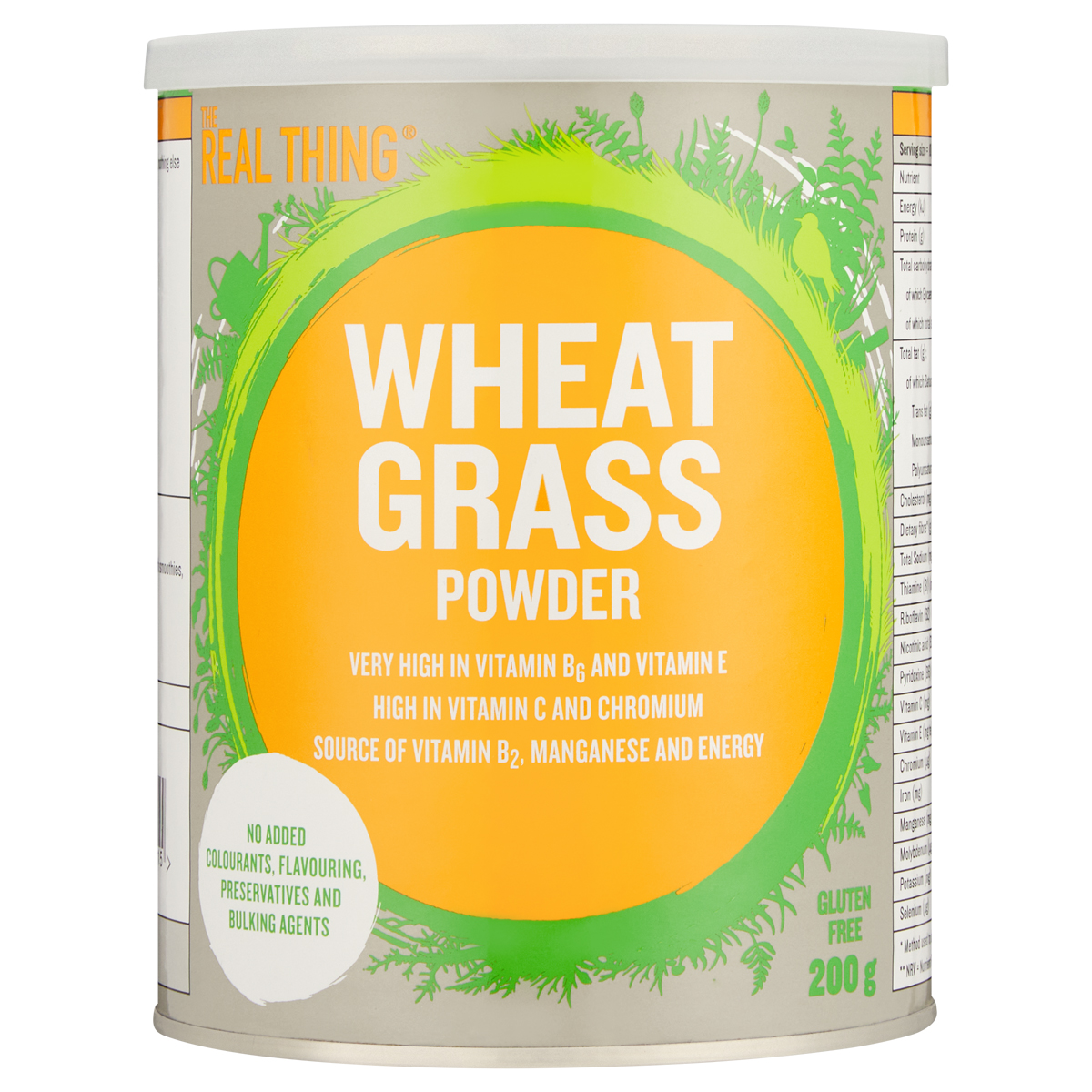 the-real-thing-wheat-grass-powder-200g.jpeg The Real Thing Wheat Grass Powder - 200g - Image 1