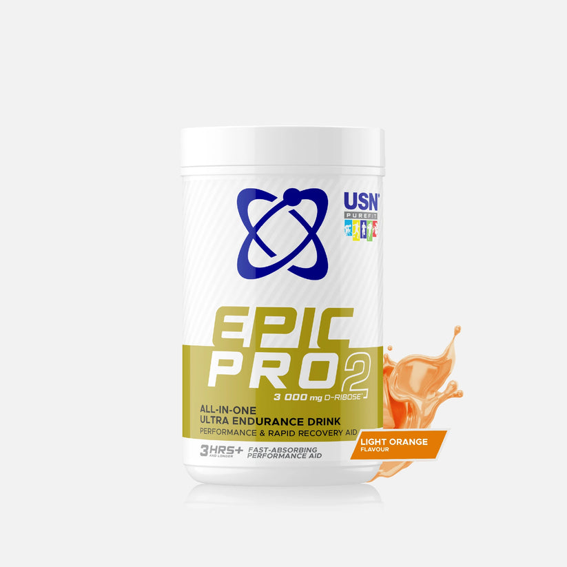 usn-epic-pro-2-all-in-one-ultra-endurance-drink-light-orange-flavour-840g.jpg USN Epic Pro 2 All in One Ultra Endurance Drink Light Orange Flavour - 840g - Image 1