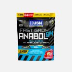 USN Fast Grow Anabol GH All in One Ultra Lean Gainer Refill Pack Strawberry Flavour - 3.2kg