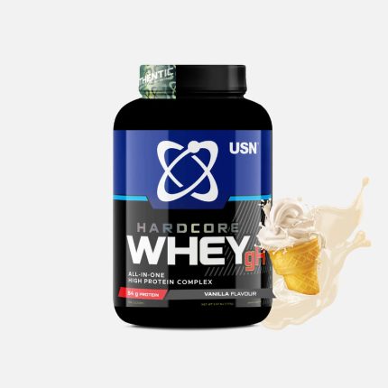 USN Hardcore Whey GH All in One High Protein Complex Vanilla Flavour - 1.8kg