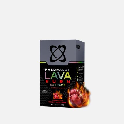 USN PhedracutLava Burn Extreme Thermogenic Drink Sachets Cherry Flavour - 20 x 5g sachets