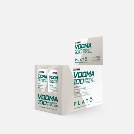 USN Plato VOOMA 100 Energy Fuel Gel Sachets Caribbean Mocha Flavour - 30 x 36g sachets