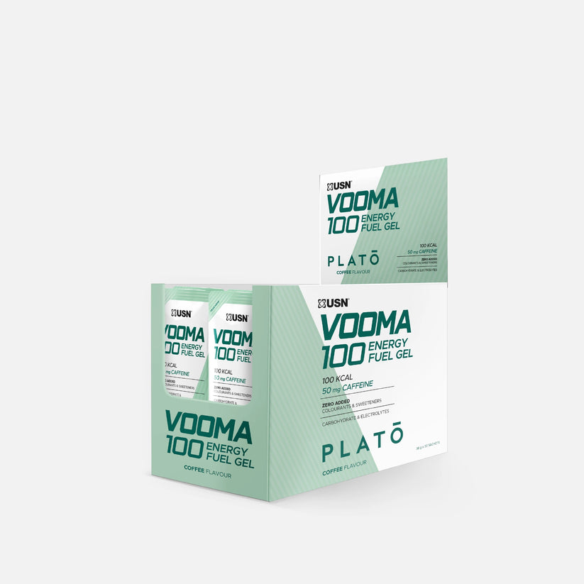 usn-plato-vooma-100-energy-fuel-gel-sachets-coffee-flavour-30-x-36g-sachets.jpg USN Plato VOOMA 100 Energy Fuel Gel Sachets Coffee Flavour - 30 x 36g sachets - Image 1