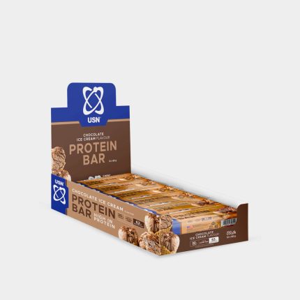USN Protein Bar Chocolate Ice Cream Flavour - 12 x 68g