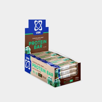 USN Protein Bar Chocolate Mint Flavour - 24 x 40g