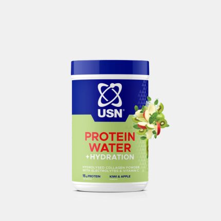USN Protein Water + Hydration Powder Kiwi & Apple Flavour - 440g