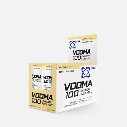USN VOOMA 100 Energy Fuel Gel Zero Caffeine Sachets Vanilla Flavour - 30 x 36g sachets