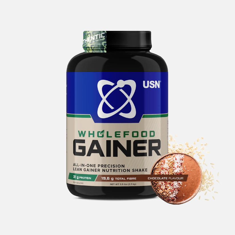 usn-wholefood-gainer-all-in-one-lean-gainer-nutrition-shake-chocolate-flavour-25.jpg USN Wholefood Gainer All in One Lean Gainer Nutrition Shake Chocolate Flavour - 2,5kg - Image 1
