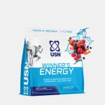 USN Winner's Energy Sports Hydration Caffeine Free Powder Drink Exotic Berry Flavour - 500g