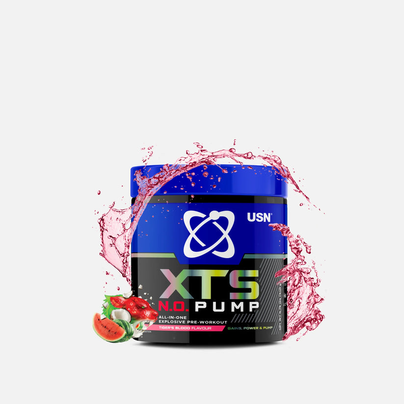 usn-xts-no-pump-all-in-one-explosive-pre-workout-tigers-blood-flavour-340g.jpg USN XTS N.O. Pump All in One Explosive Pre-Workout Tiger's Blood Flavour - 340g - Image 1