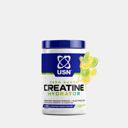 USN Zero Sugar Creatine Hydrator Creatine Monohydrate + Electrolyte Lemon & Lime Flavour - 360g