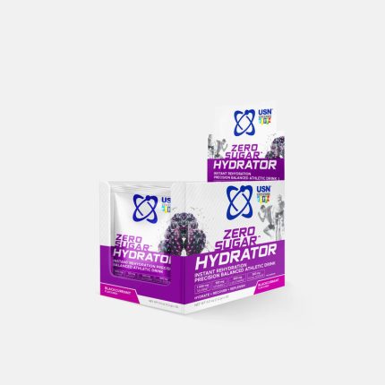 USN Zero Sugar Hydrator Instant Rehydrayion Drink Sachets Blackcurrant Flavour - 20 x 7,2g sachets