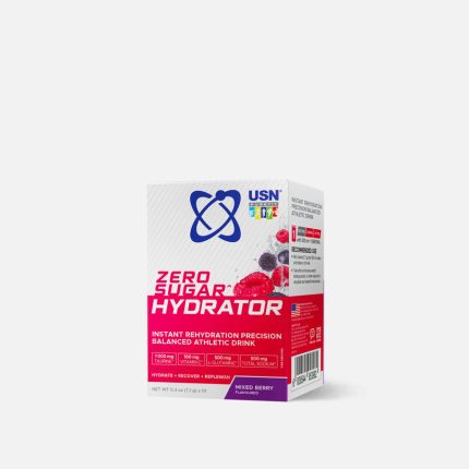 USN Zero Sugar Hydrator Instant Rehydrayion Drink Sachets Mixed Berry Flavour - 10 x 7,2g sachets
