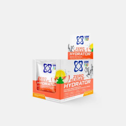 USN Zero Sugar Hydrator Instant Rehydrayion Drink Sachets Peach Lemonade Flavour - 20 x 7,2g sachets