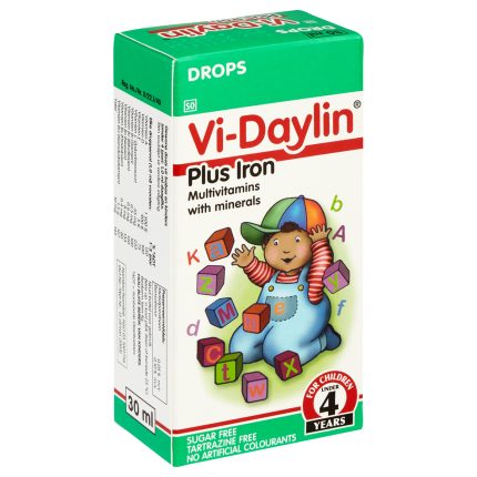 Vi-Daylin Olus Iron Multivitamins with Minerals Supplement Drops - 30 ml