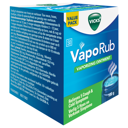 Vicks VapoRub Vaporizing Ointment - 100g
