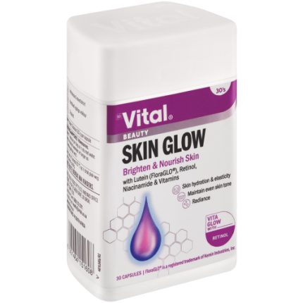 Vital Beauty Skin Glow Brighten & Nourish Skin Softgel Capsules - 30