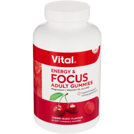 Vital Energy & Focus Adult Gummies - 60