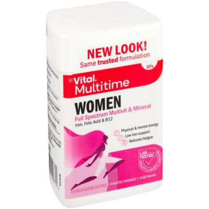 Vital Multitime Women Full Spectrum Multivit & Mineral Capsules - 30