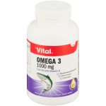 Vital Omega 3 1 000mg Fish Oil with Vitamin D Softgel Capsules - 90