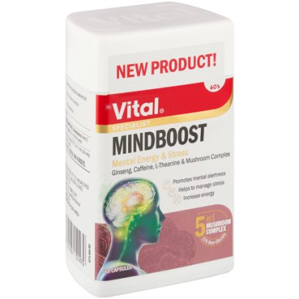 Vital Specialist Mondboost Mental Energy and Stress Capsules - 60
