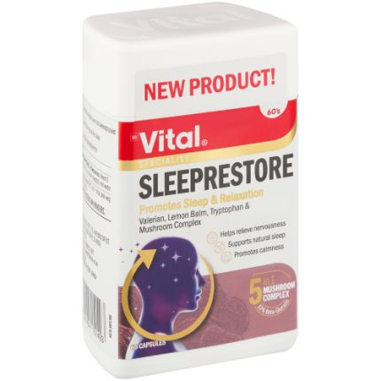 Vital Specialist Sleeprestore Sleep & Relaxation Capsules - 60